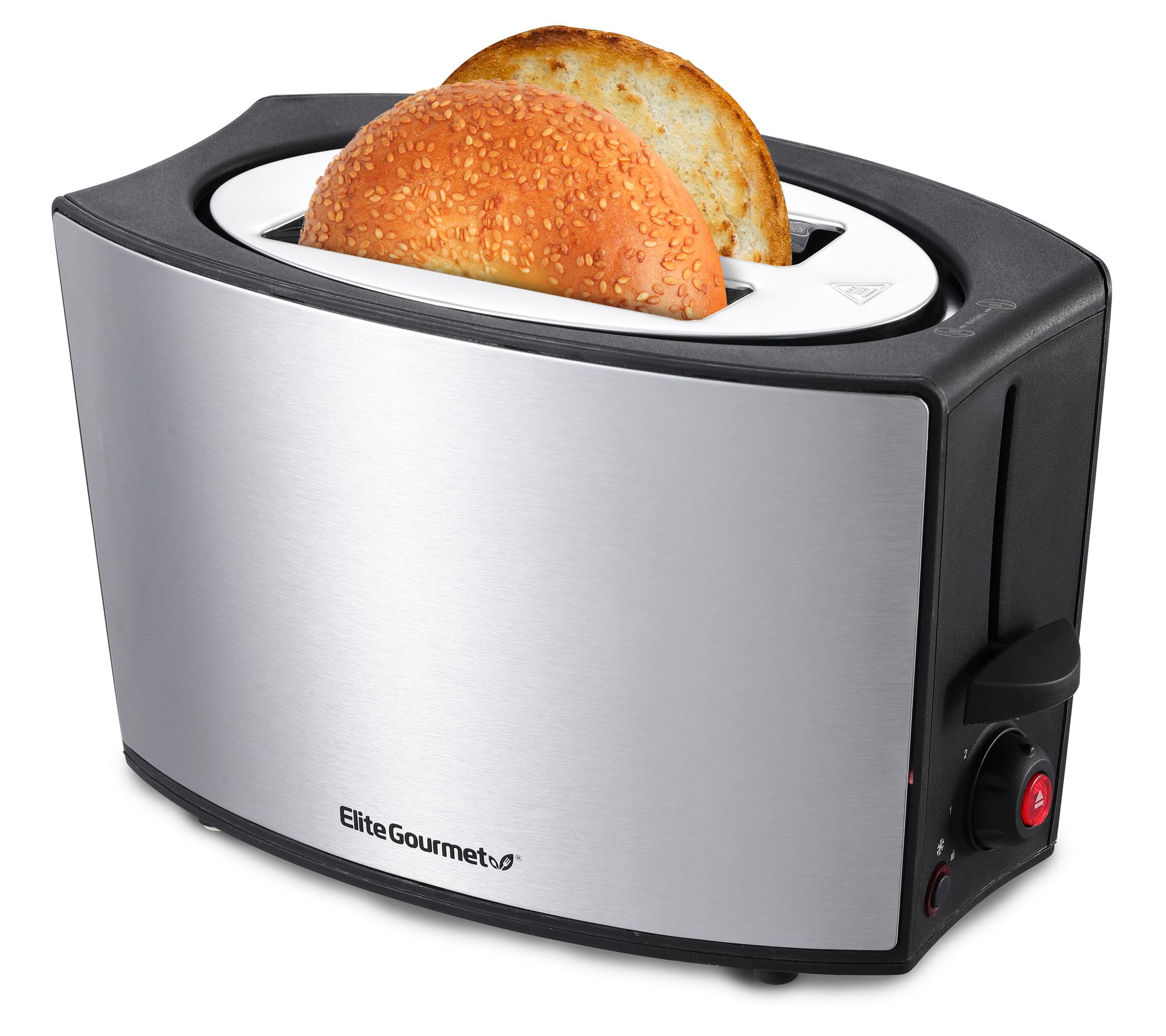 Maxi-Matic Elite Gourmet 4-Slice Long Slot Cool-Touch Toaster - Black