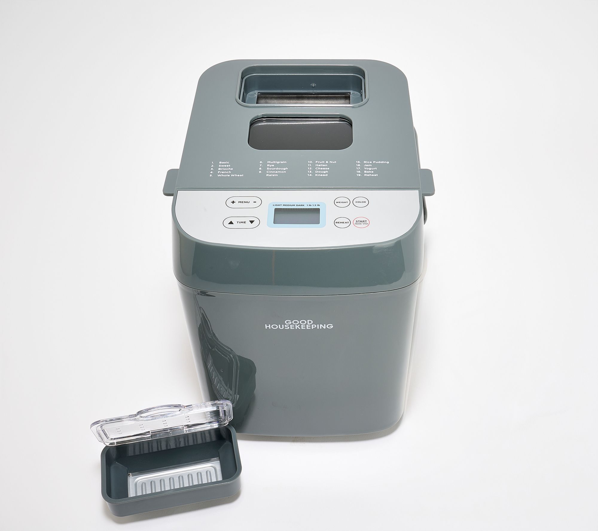 Good Housekeeping Multi-Function Bread Maker w/Nut Dispenser