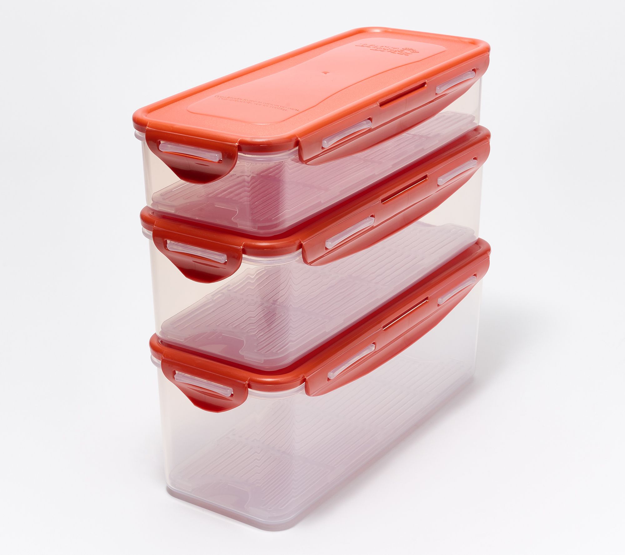 LocknLock Easy Essentials Rectangular 6 Container Food Storage Set