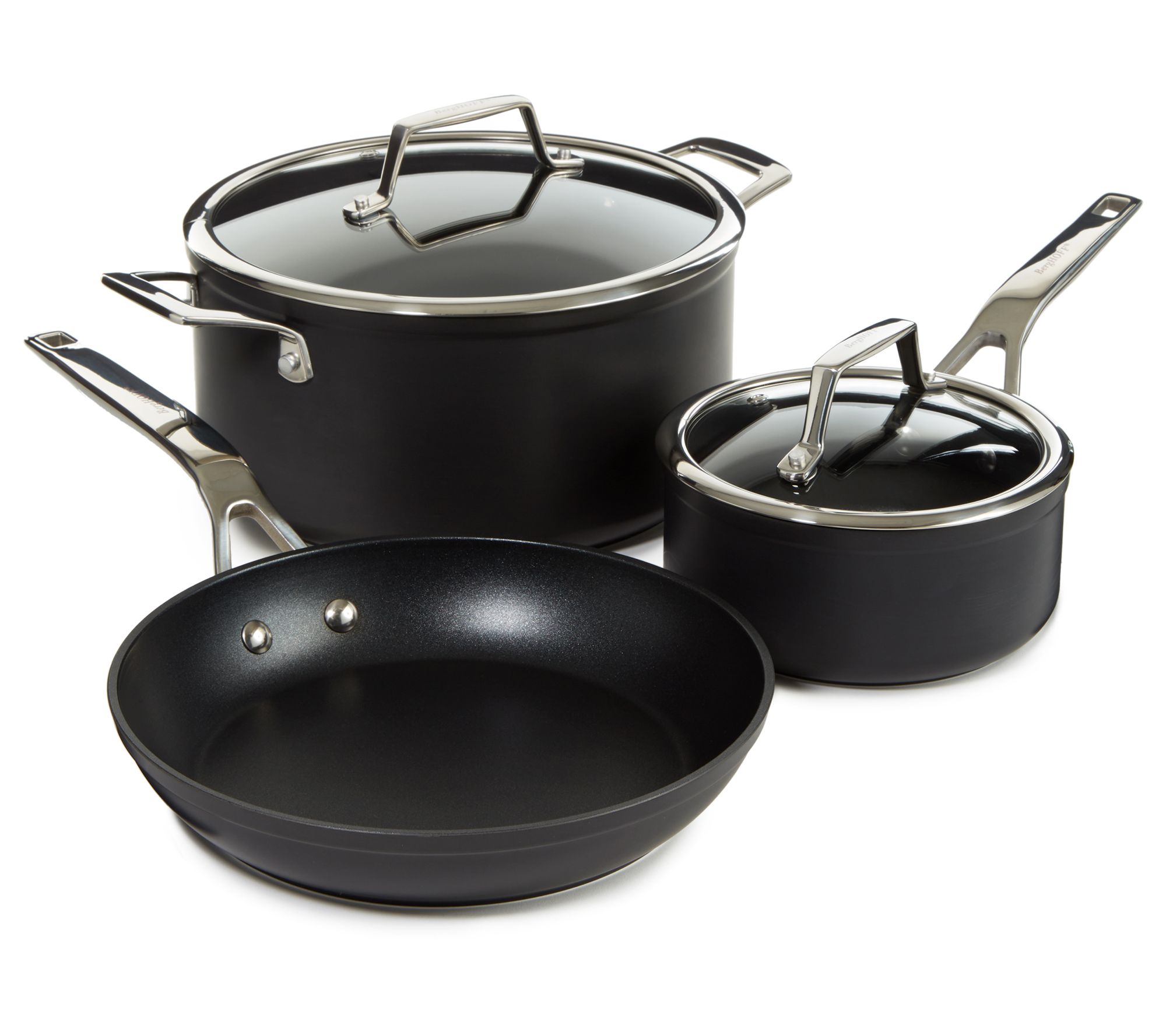  BergHOFF Essentials Hard Anodized 5-pc CookwareStarter Set