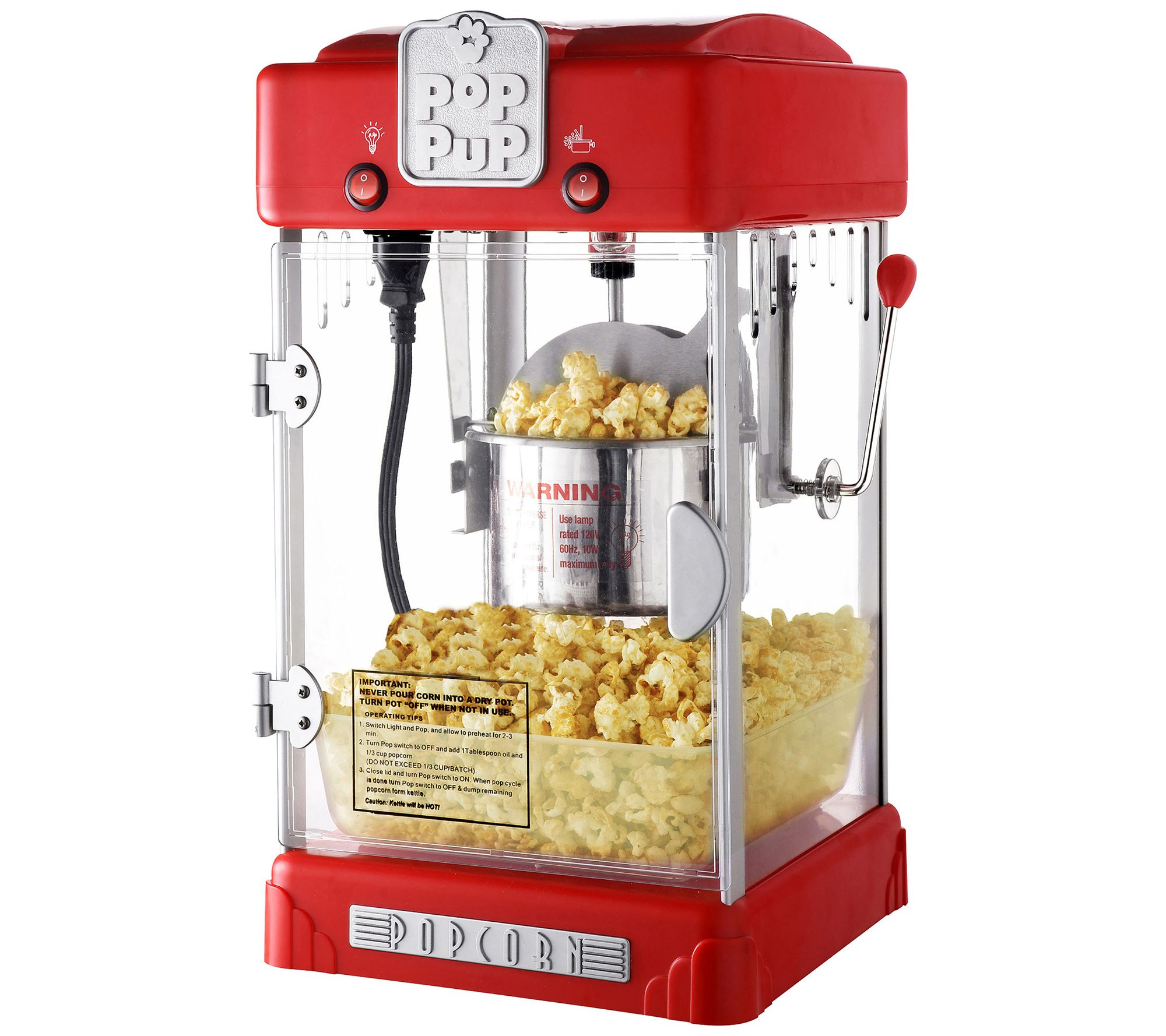 Great Northern Popcorn Pop Pup Tabletop PopcornMachine