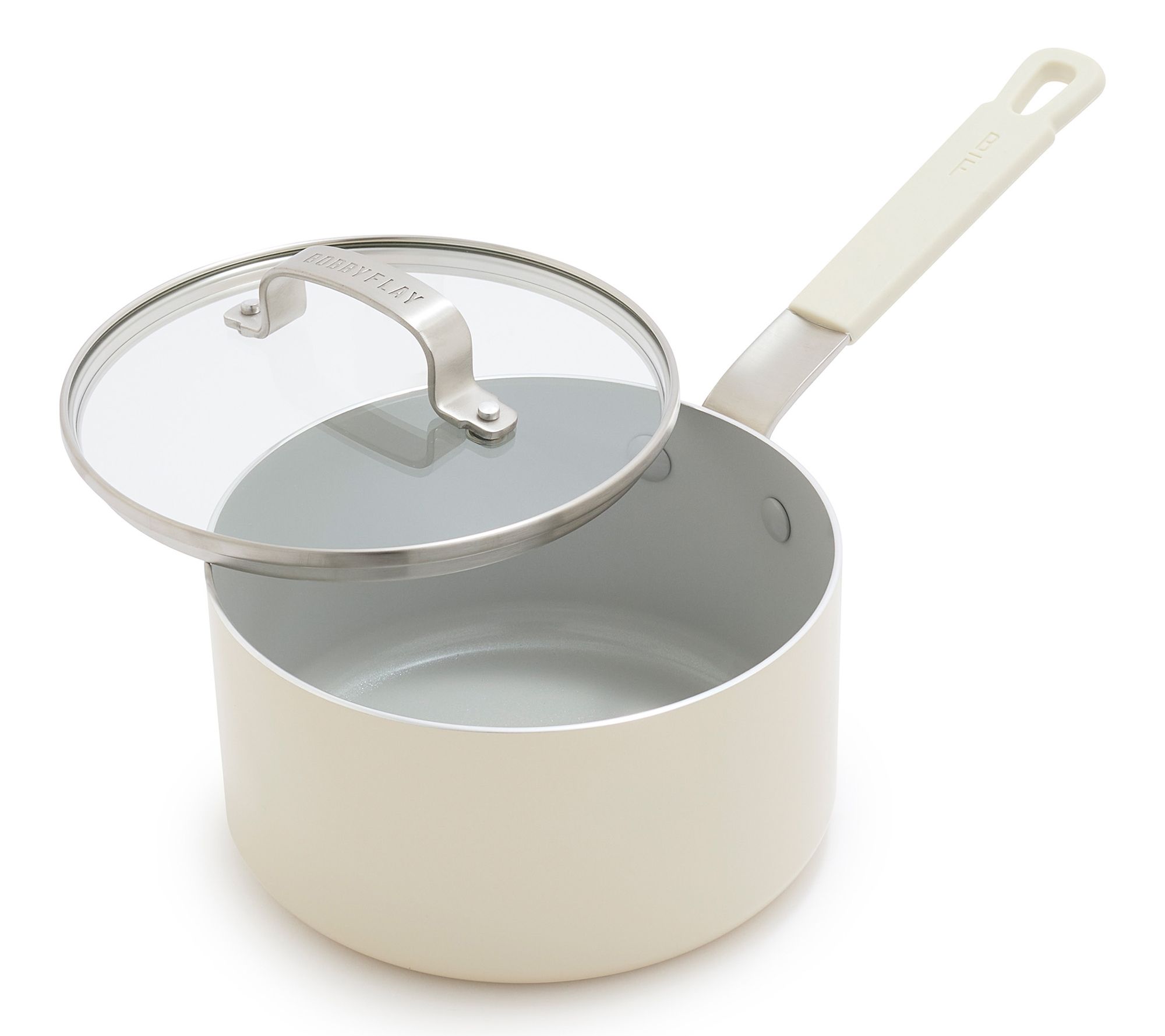 Bobby Flay by GreenPan Aluminum 2.53qt Saucepanwith Lid