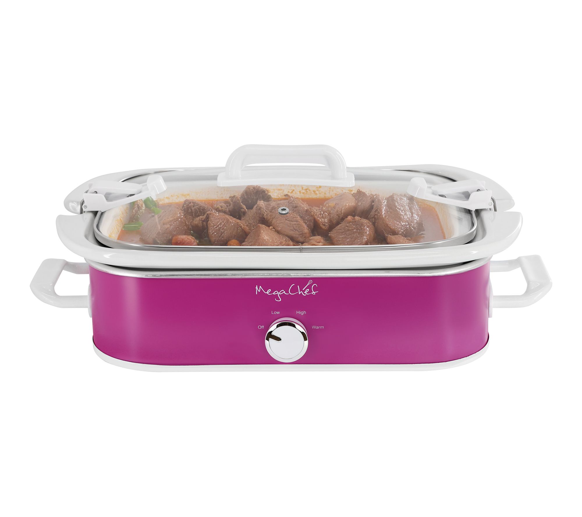 MegaChef 3.5-Quart Casserole Slow Cooker w/ 3 Temp Settings
