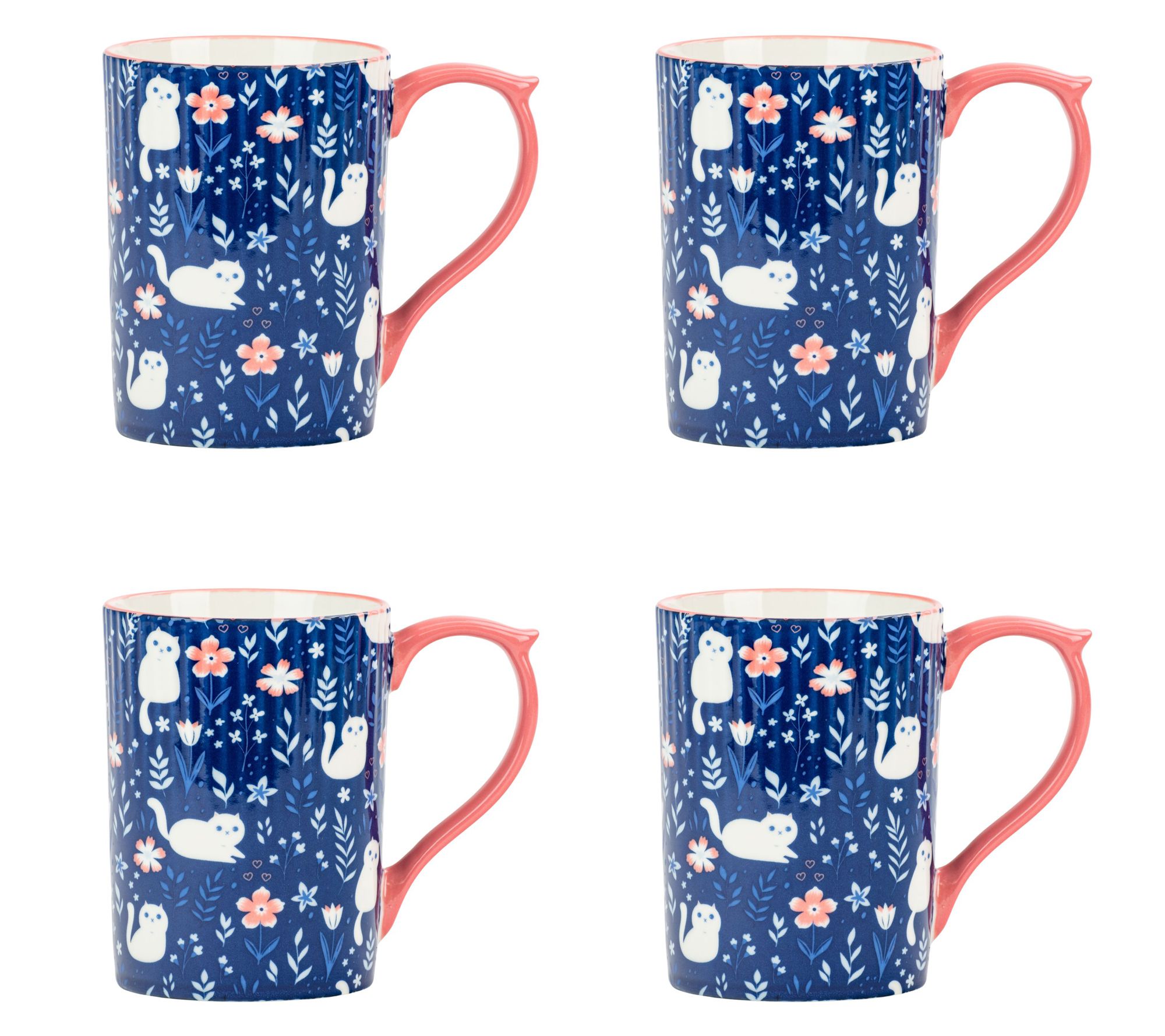 10 Strawberry Street Set of 4 Lylah Mug