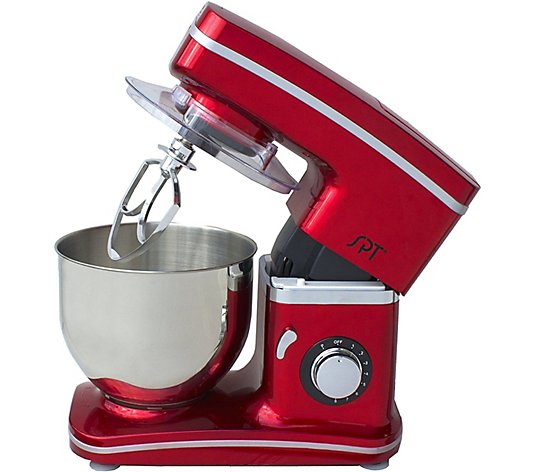 SPT 8-Speed 750W Stand Mixer - Red