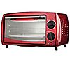 Brentwood Appliances 4-Slice Toaster Oven & Broiler, Red
