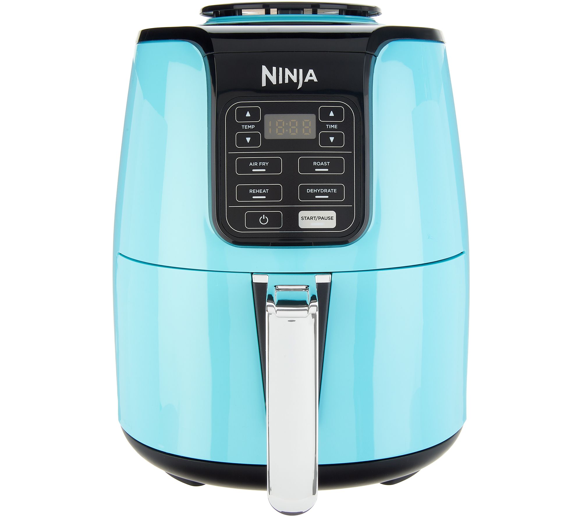 Ninja 4 Quart Air Fryer with Reheat & Dehydrate, Black/Silver, AF100WM