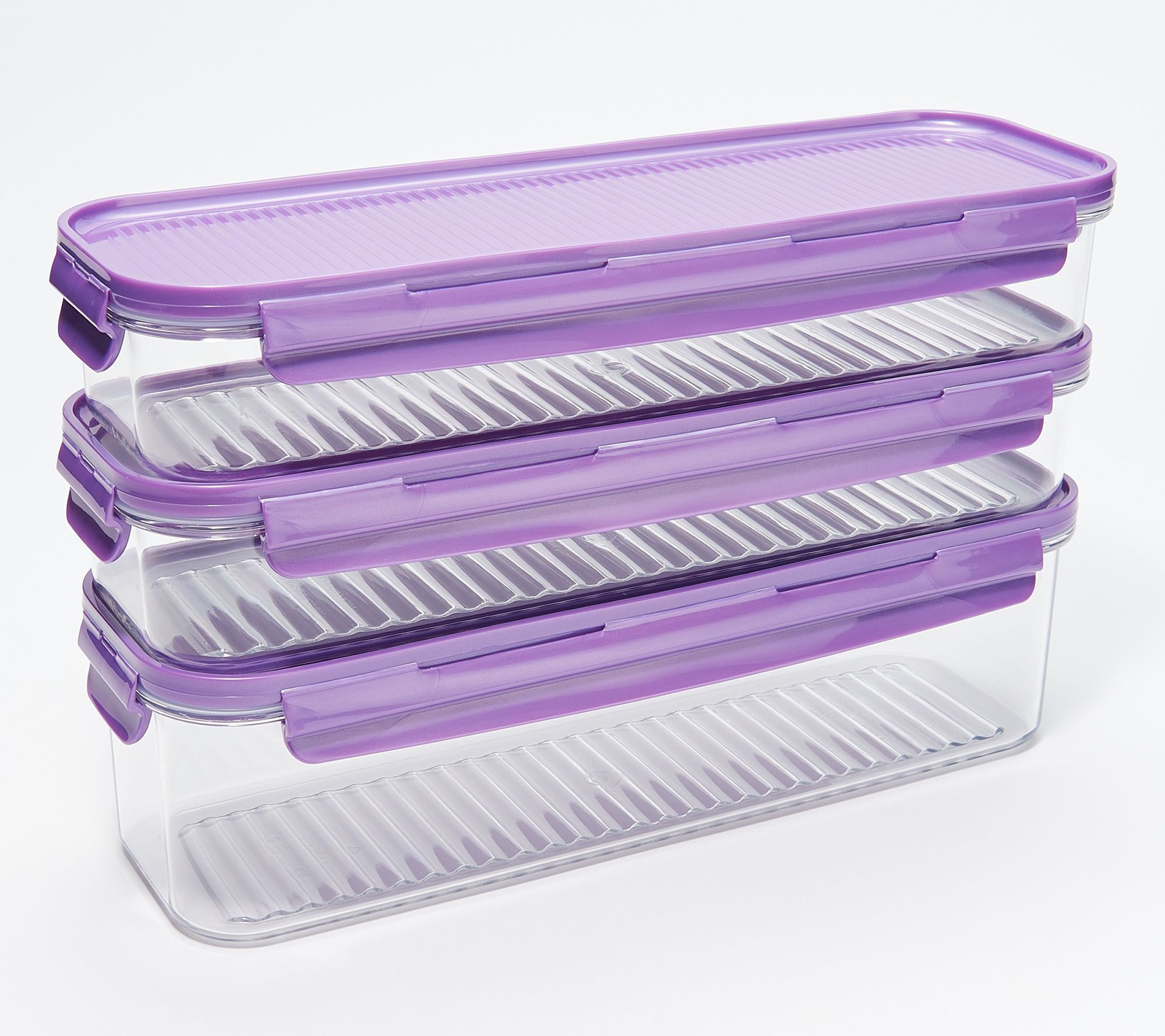 LocknLock Set of 4 Nesting Tritan Rectangle Storage Set 