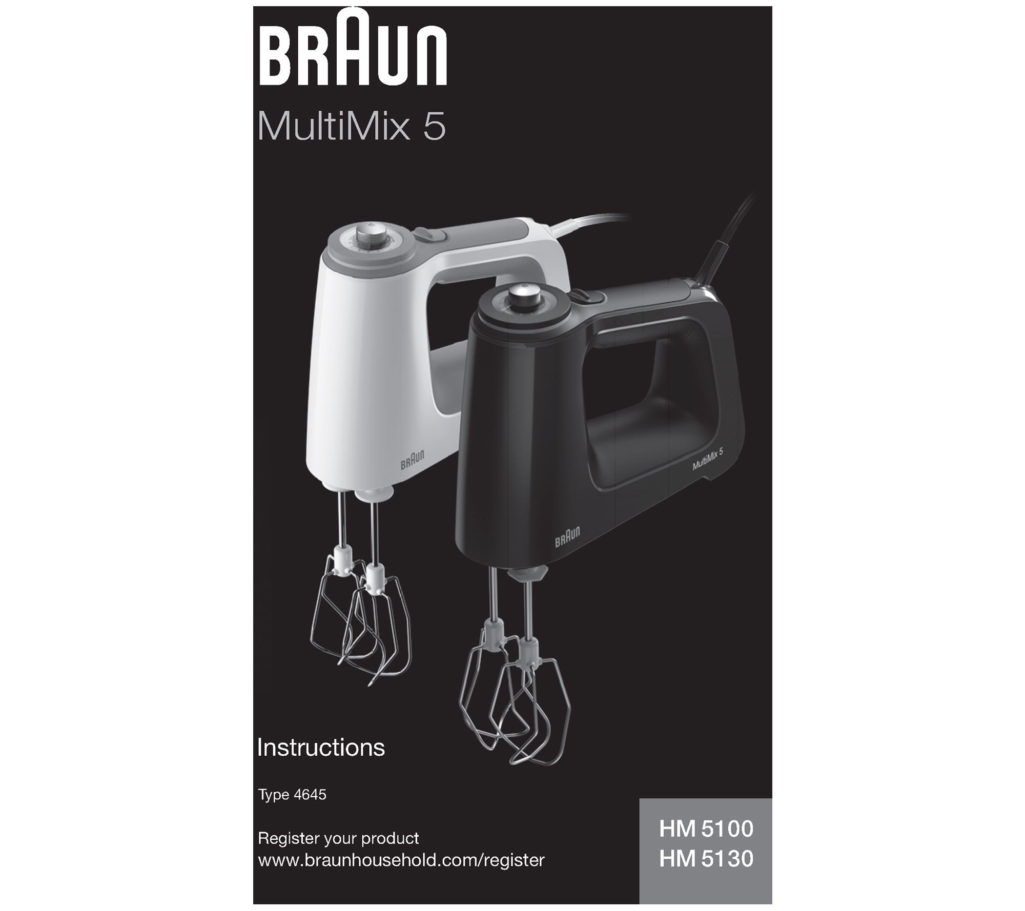 Braun MultiMix Hand Mixer - White