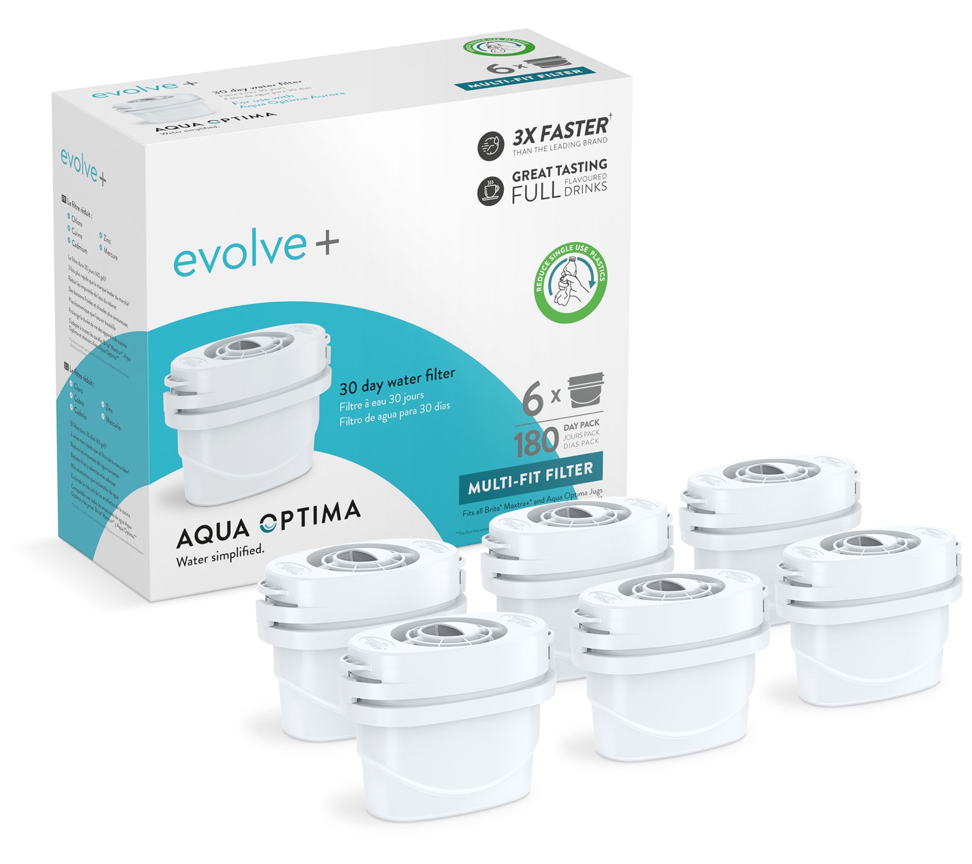 Aqua Optima (6) Replacement Evolve+ Filter for itchers