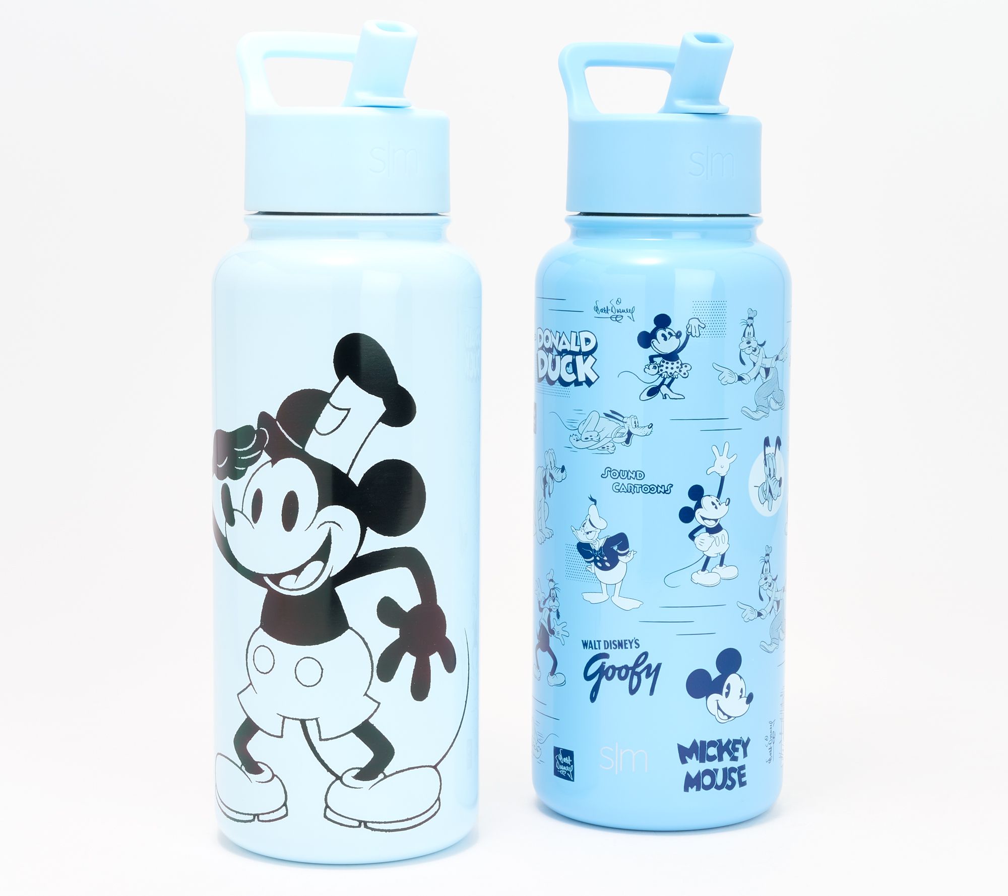 Disney 100 x Simple Modern Set of (2) 32oz Summit Water Bottles 