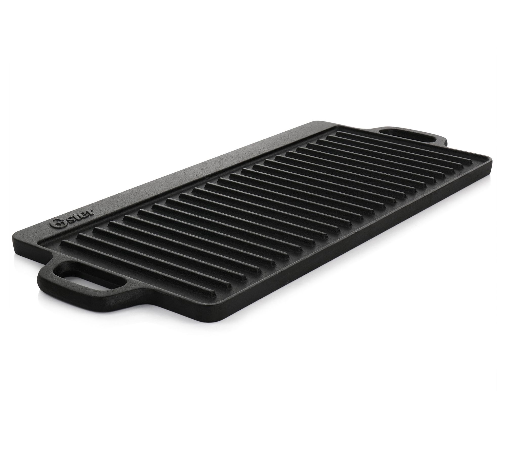 Oster Castaway 10 Square Cast Iron Grill Pan with Pouring Spouts