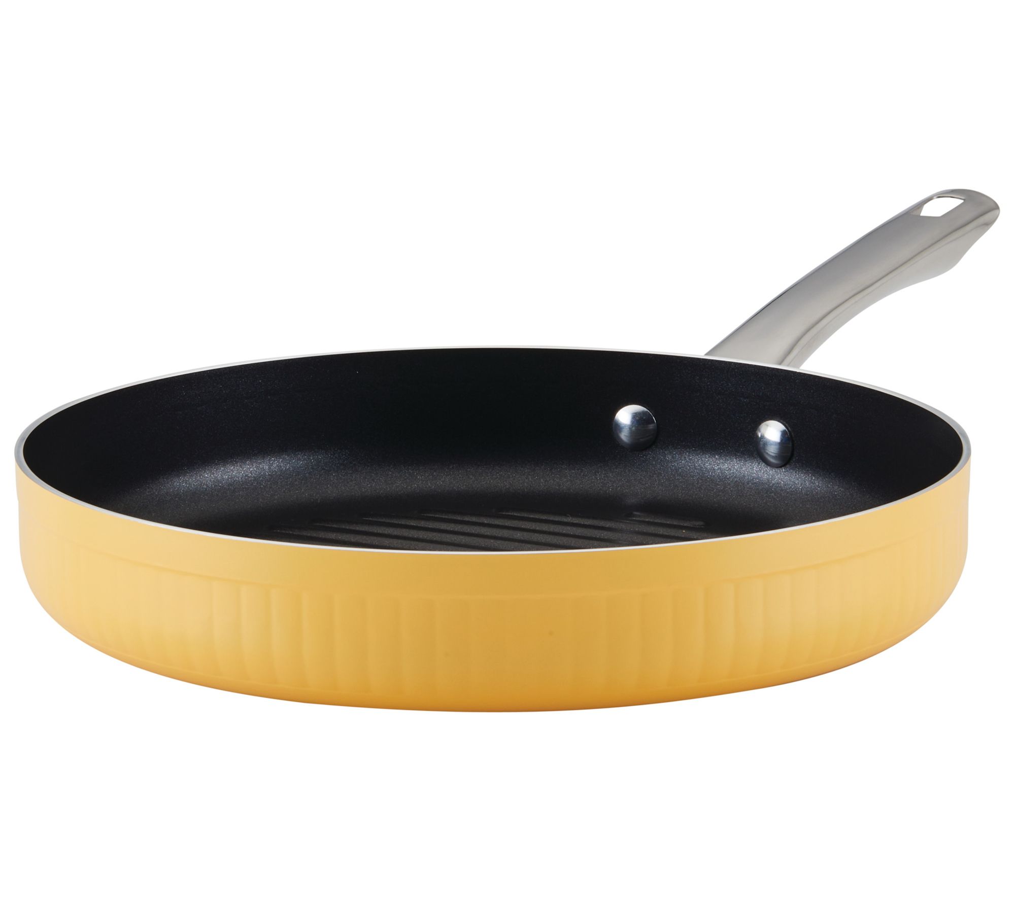 Farberware Style Nonstick 11.25in Deep Round Grill Pan