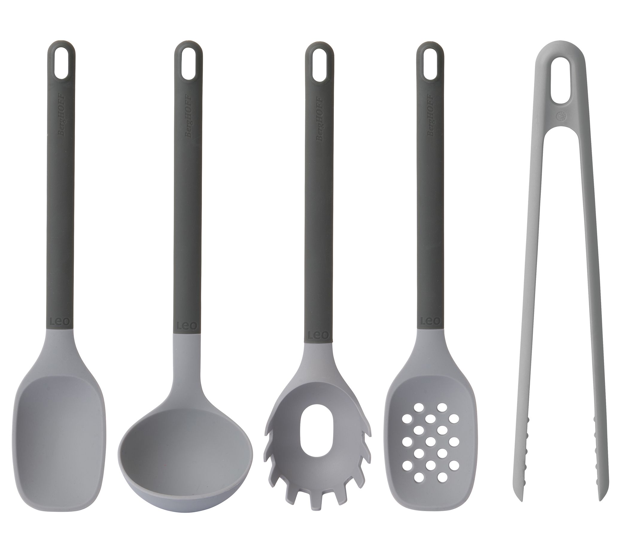 BergHOFF Leo 5Pc Utensil Set Gray