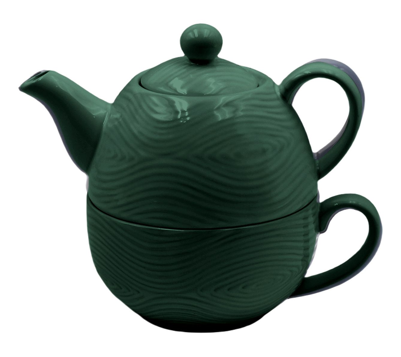 "As Is" Temp-tations Woodland Mini Tea for One w/ 15-oz Teapot