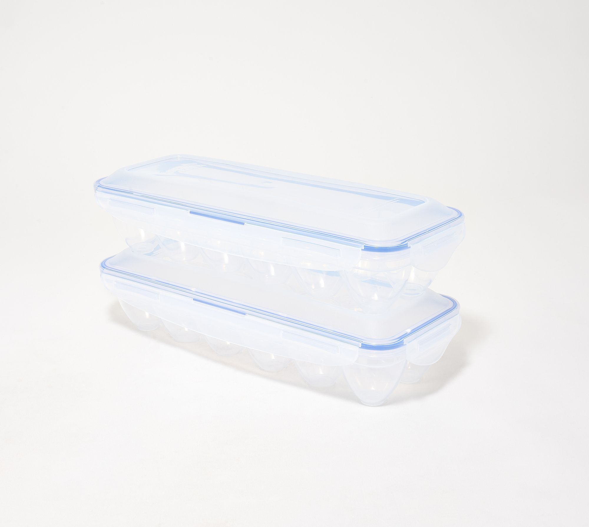 LocknLock Set of (2) 12-Count Egg Keepers w/ Locking Lids