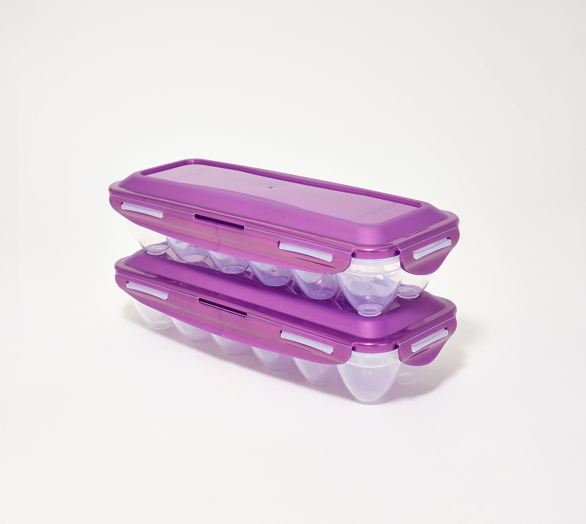 LocknLock Set of (2) 12-Count Egg Keepers w/ Locking Lids