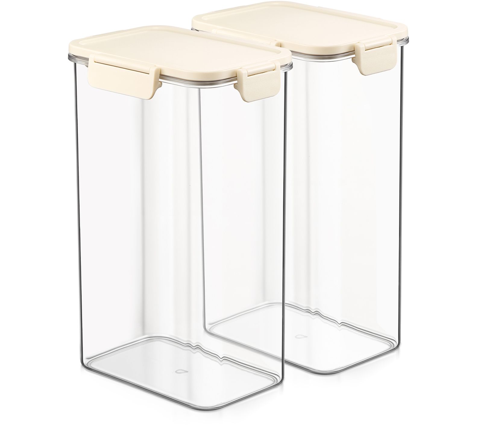 Sorbus Airtight Plastic Food Container, Tall Rectangle -2 Pack