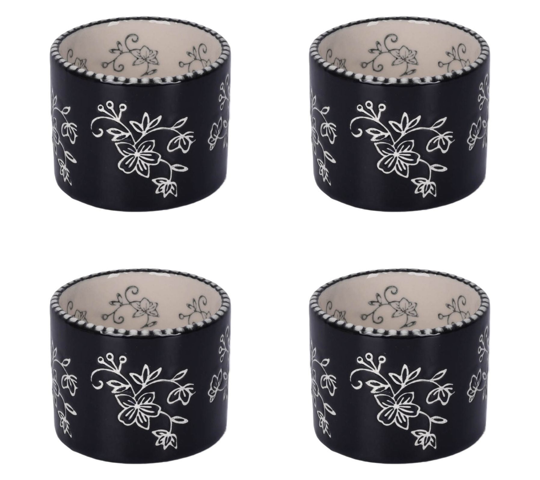 Temp-tations Set of 4 6-oz Deep Dish Dip Bowls