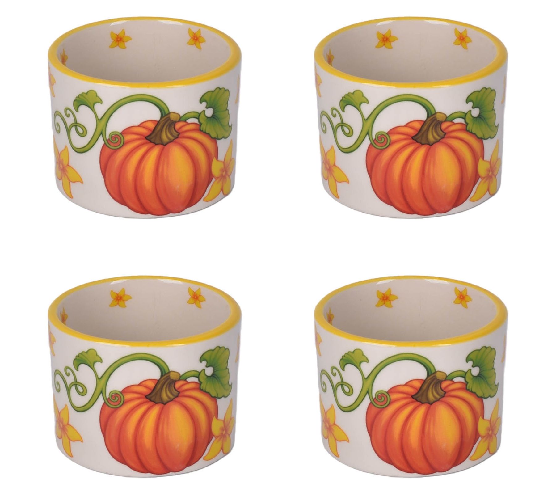 Temp-tations Set of 4 6-oz Deep Dish Dip Bowls