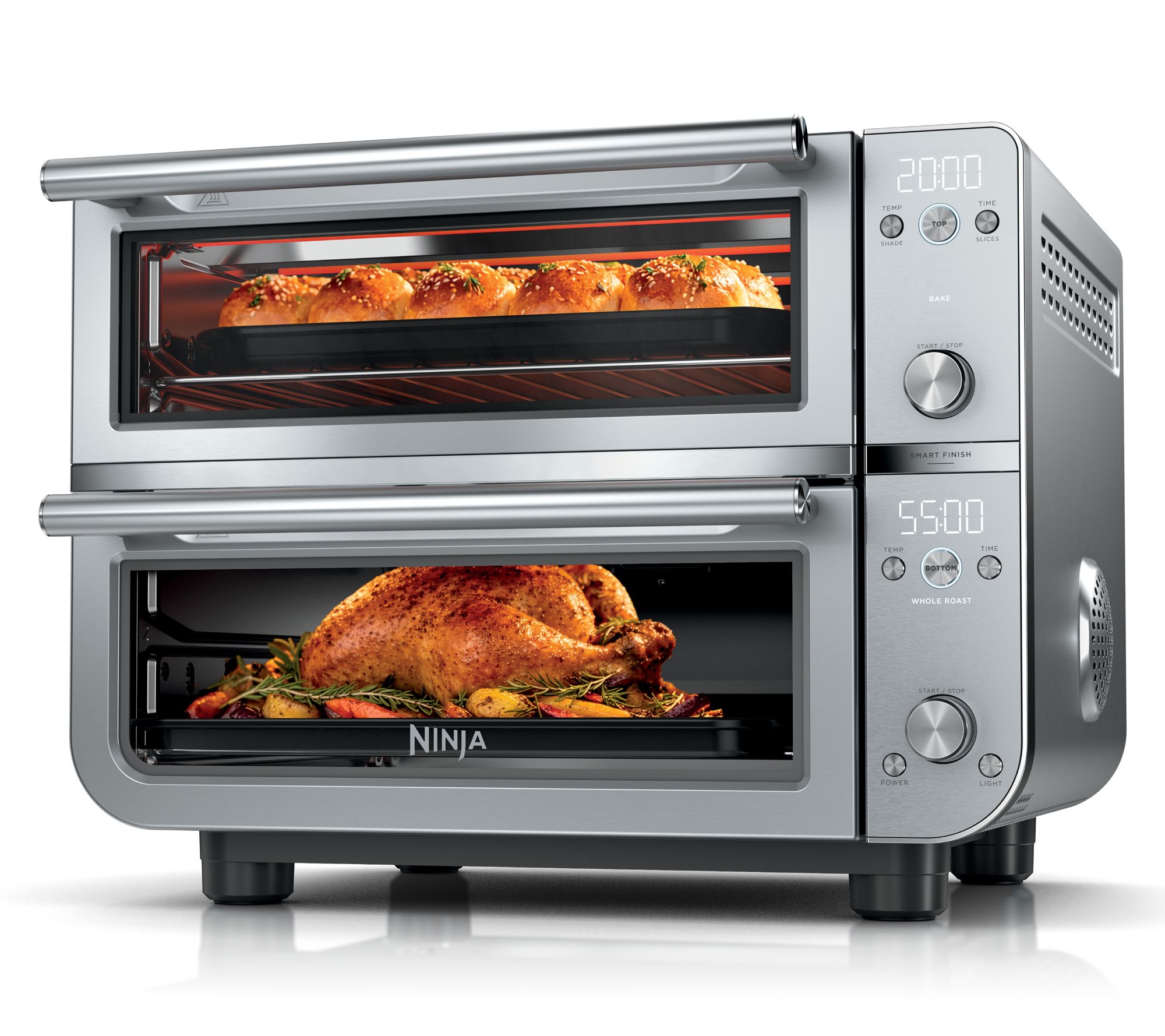 Ninja 12-in-1 Double Oven Pro DualZone XL Countertop Oven & Air Fryer
