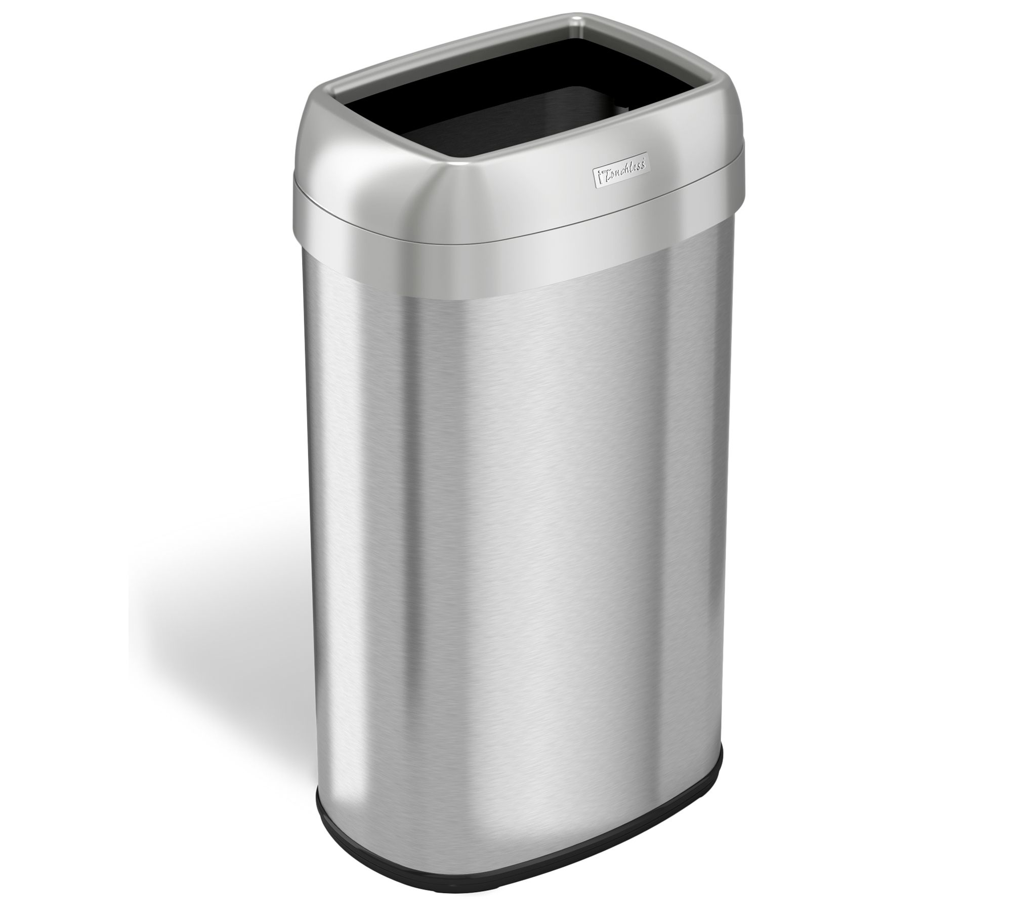 iTouchless - 23-Gal. Touchless Trash Can - Stainless-Steel