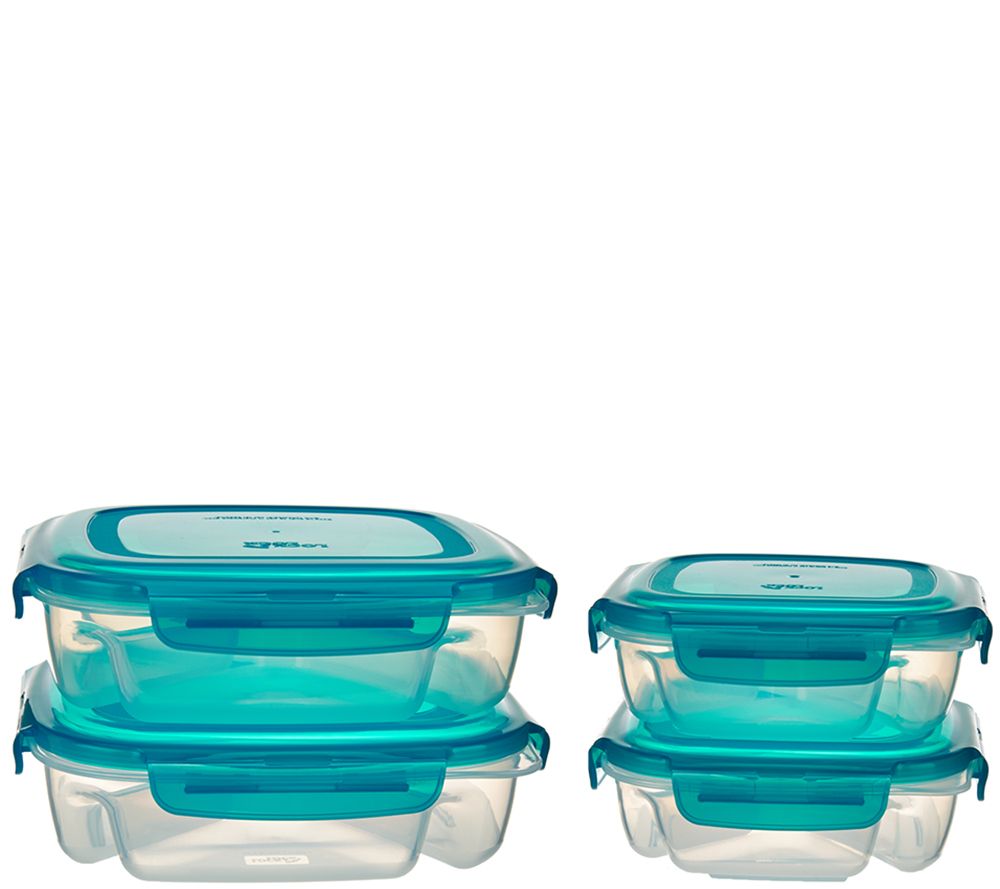 LocknLock) Food Containers Square Lunch Box Set / 3 Tier (with ice pack  -823