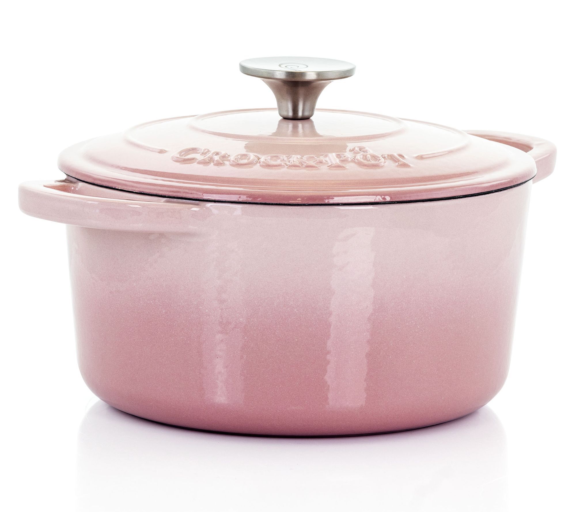 Crock-Pot Artisan 3 Qt. Enameled Cast Iron Dutch Oven with Li