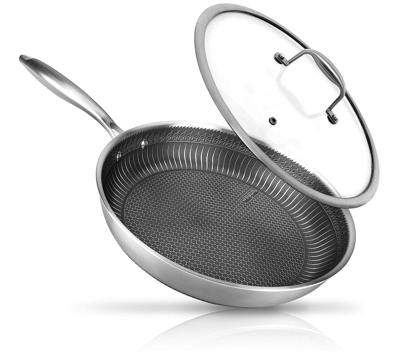 Nutrichef 3 Quart Stainless-Steel Saucepan with Lid Cookware