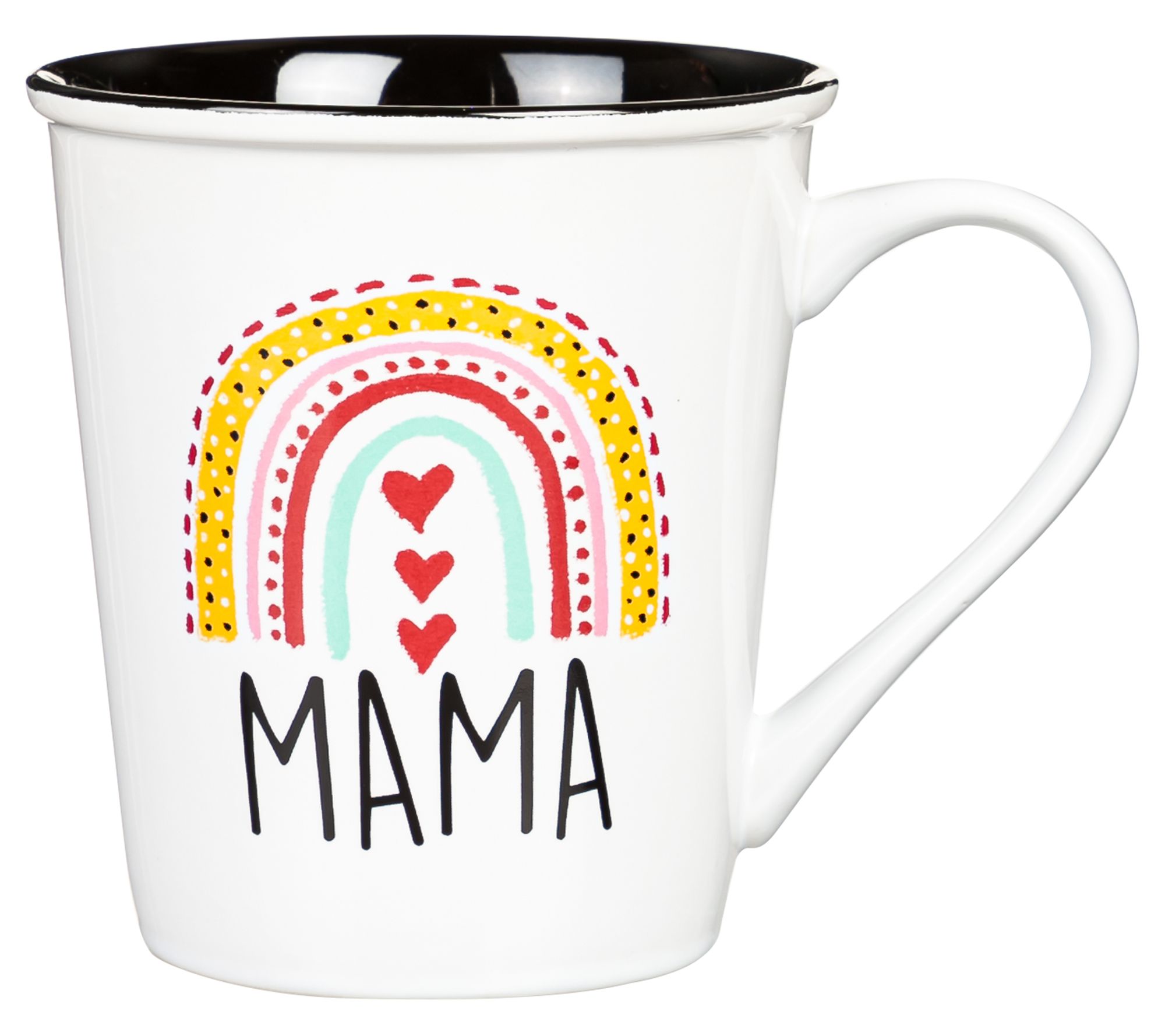 Evergreen 17-oz & 7-oz Mommy & Me Ceramic Cup Gift Set ,White