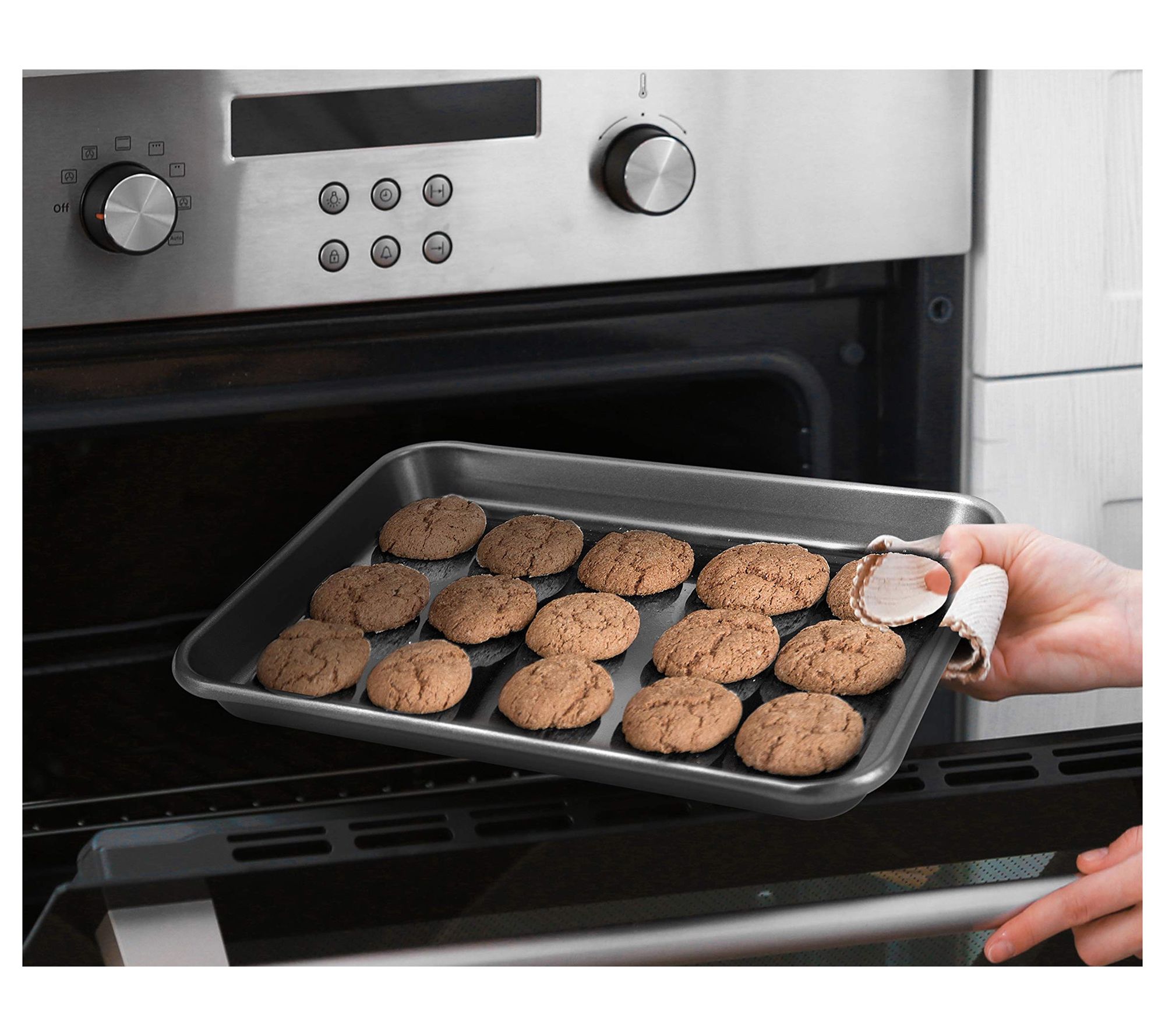 NutriChef Non-Stick Cookie Sheet Baking Pans - 2-Pc