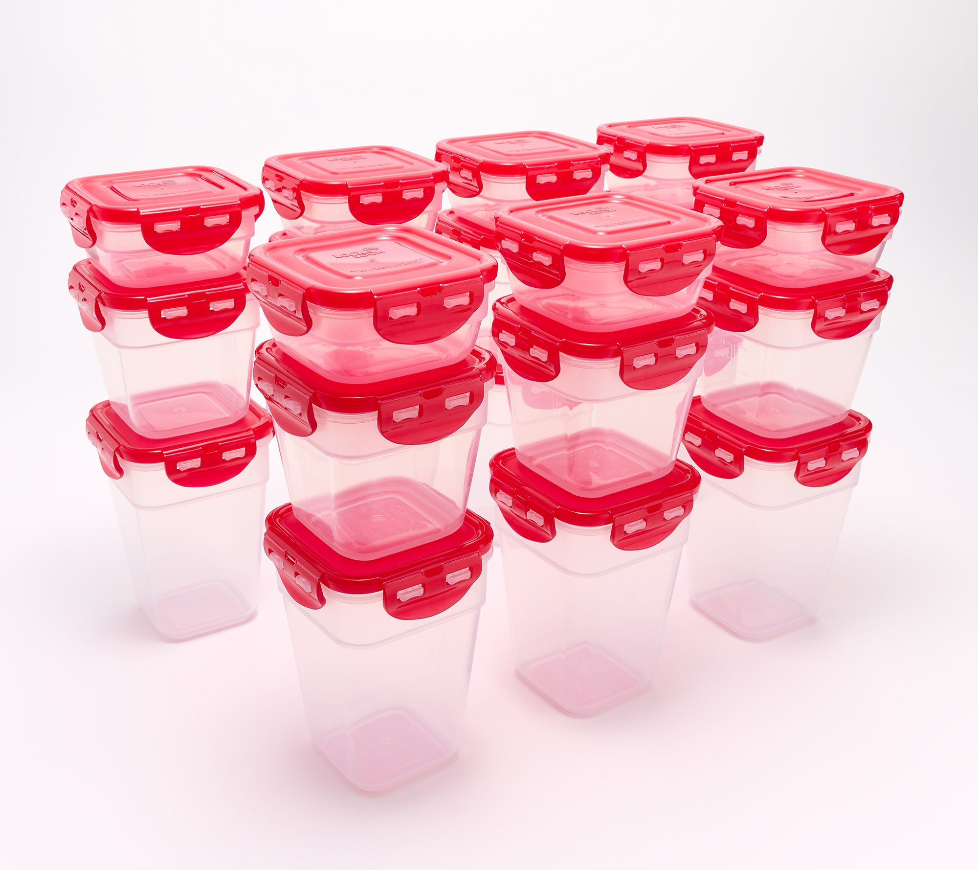 LocknLock 21-Piece Nesting Square Storage Set