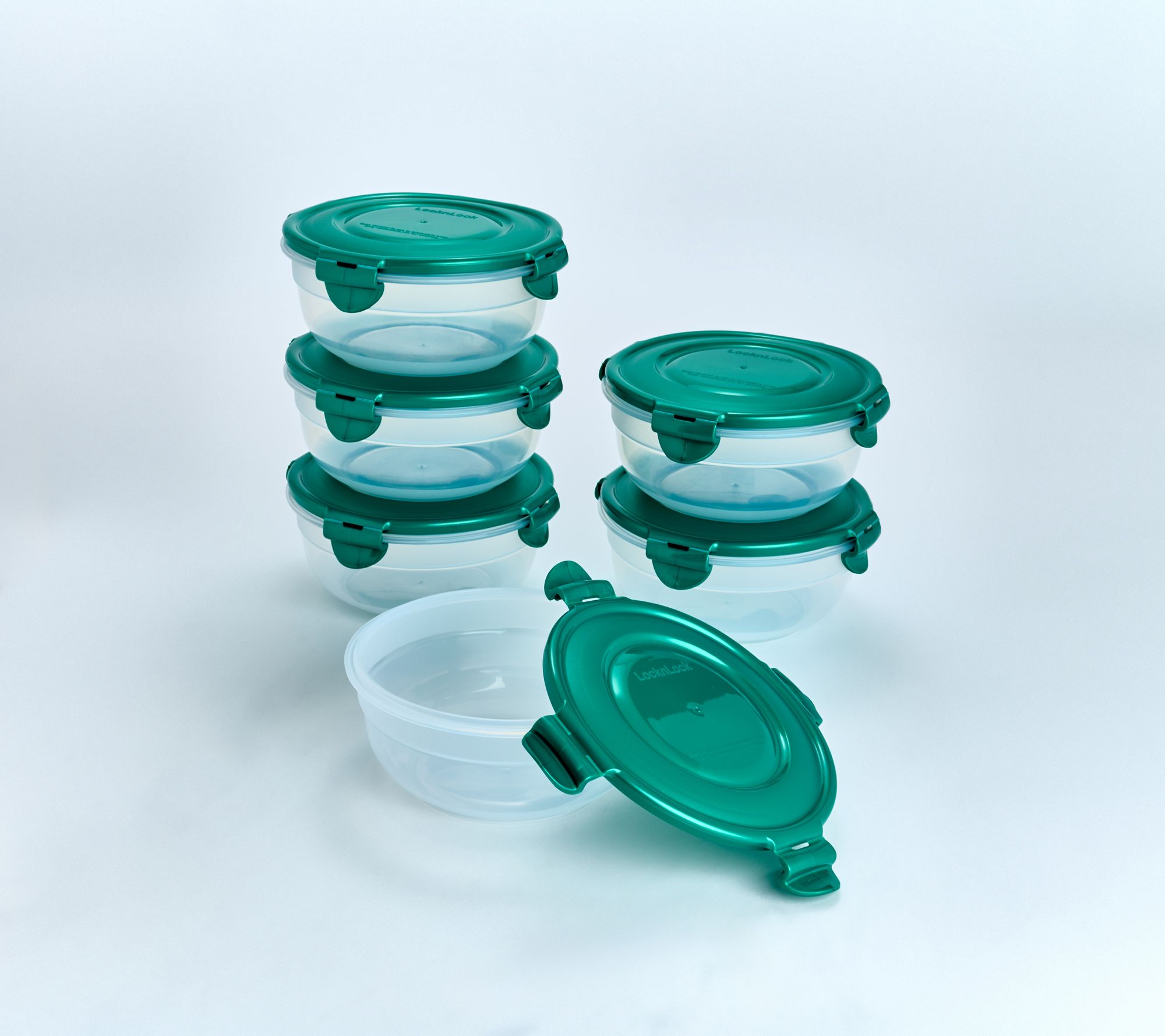 LocknLock Set of (6) 3Cup Nesting Bowls