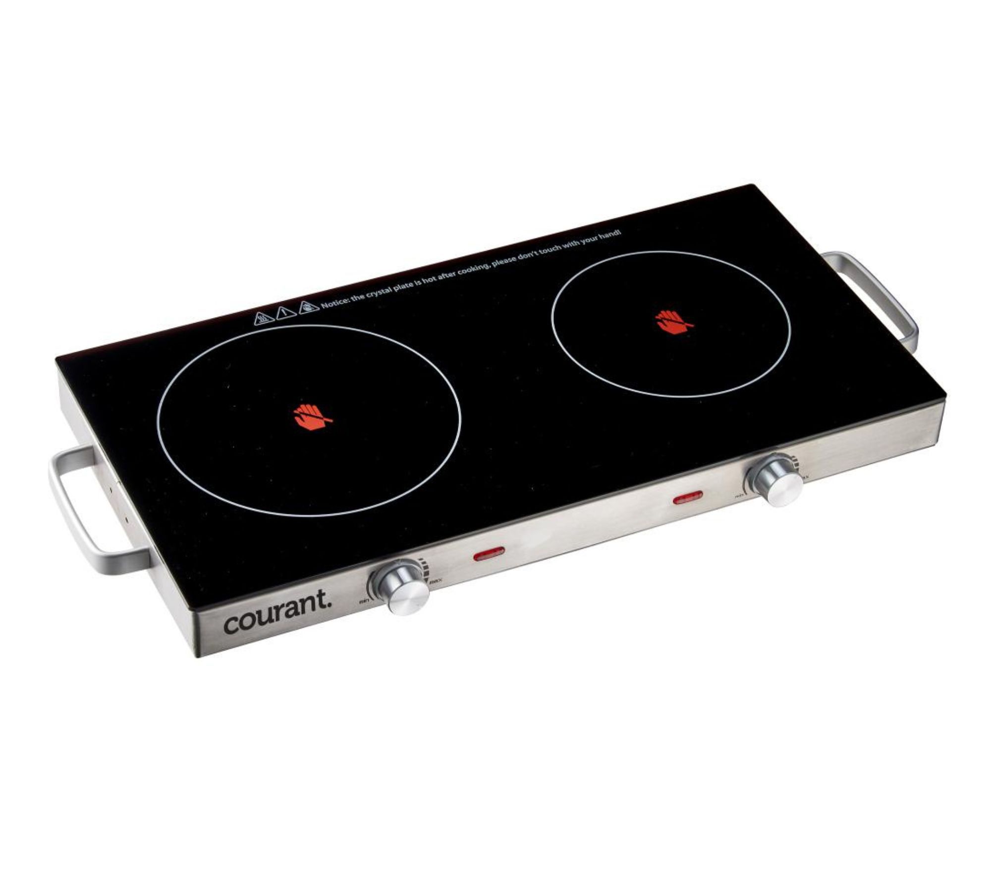 1800W Stainless Steel Infrared Cooktop with Non-slipping Feet and