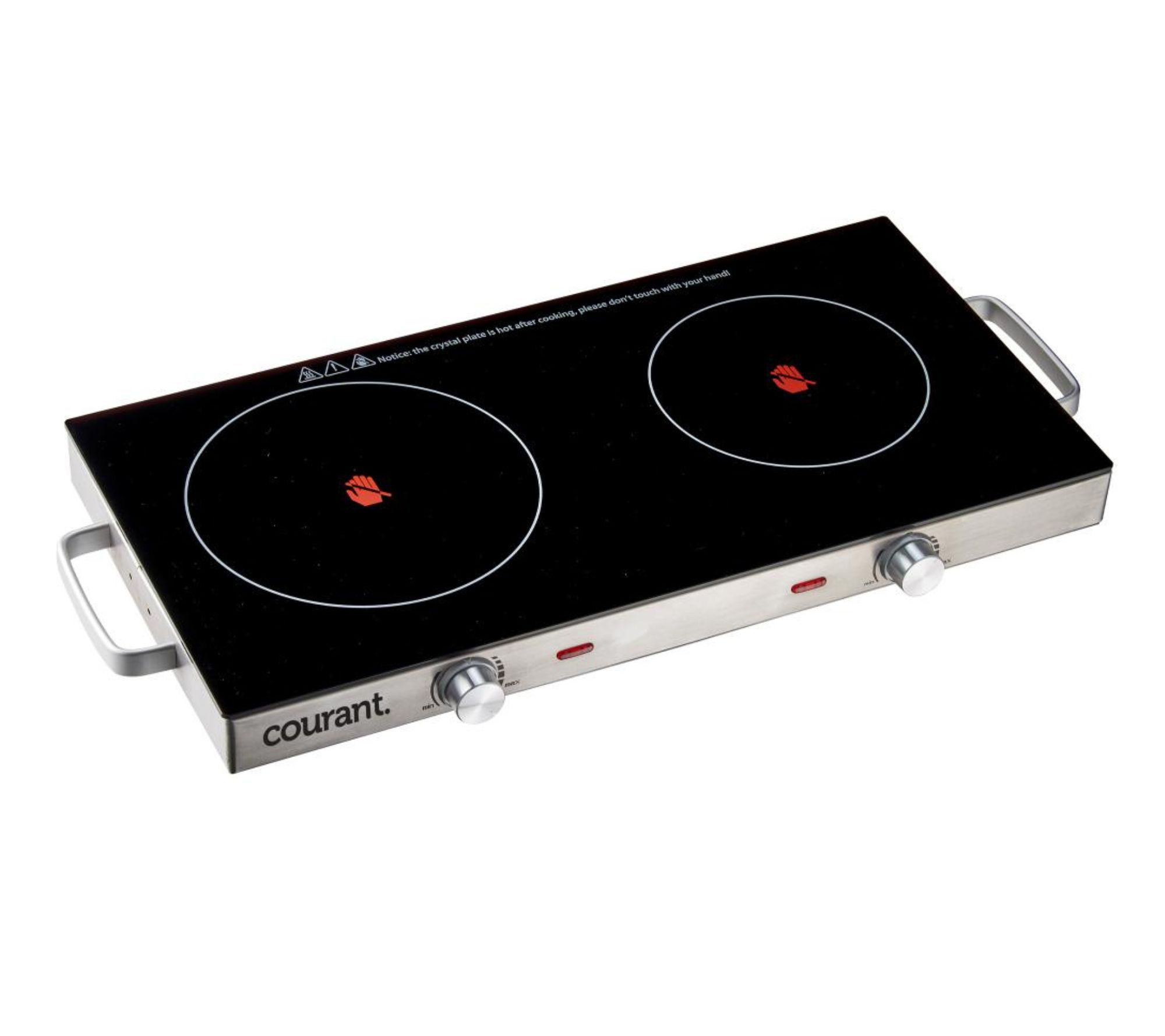 Salton Portable Double Cooktop - Stainless Steel