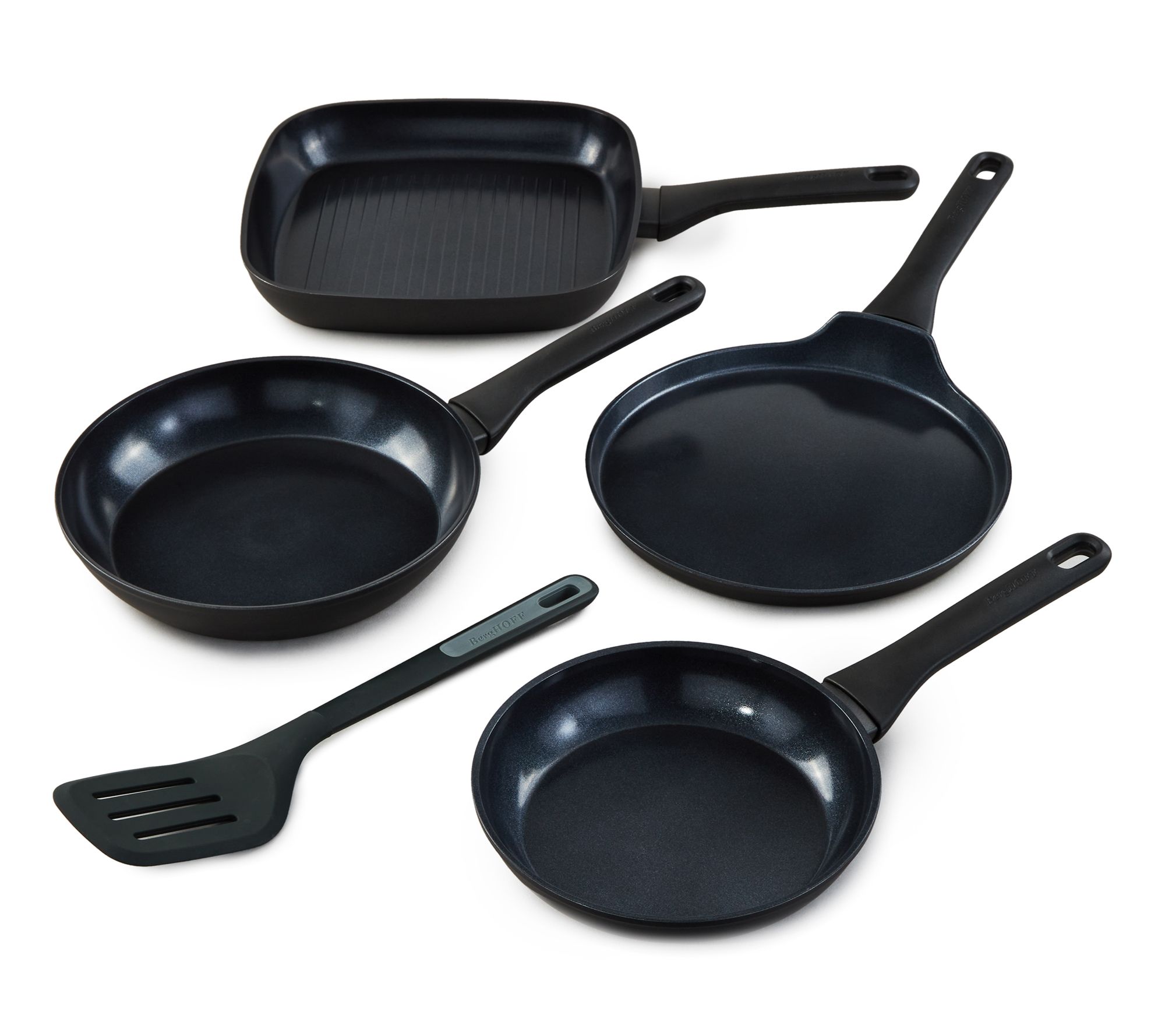 BergHOFF Helix 5pc Nonstick Specialty Pan Set with Turner