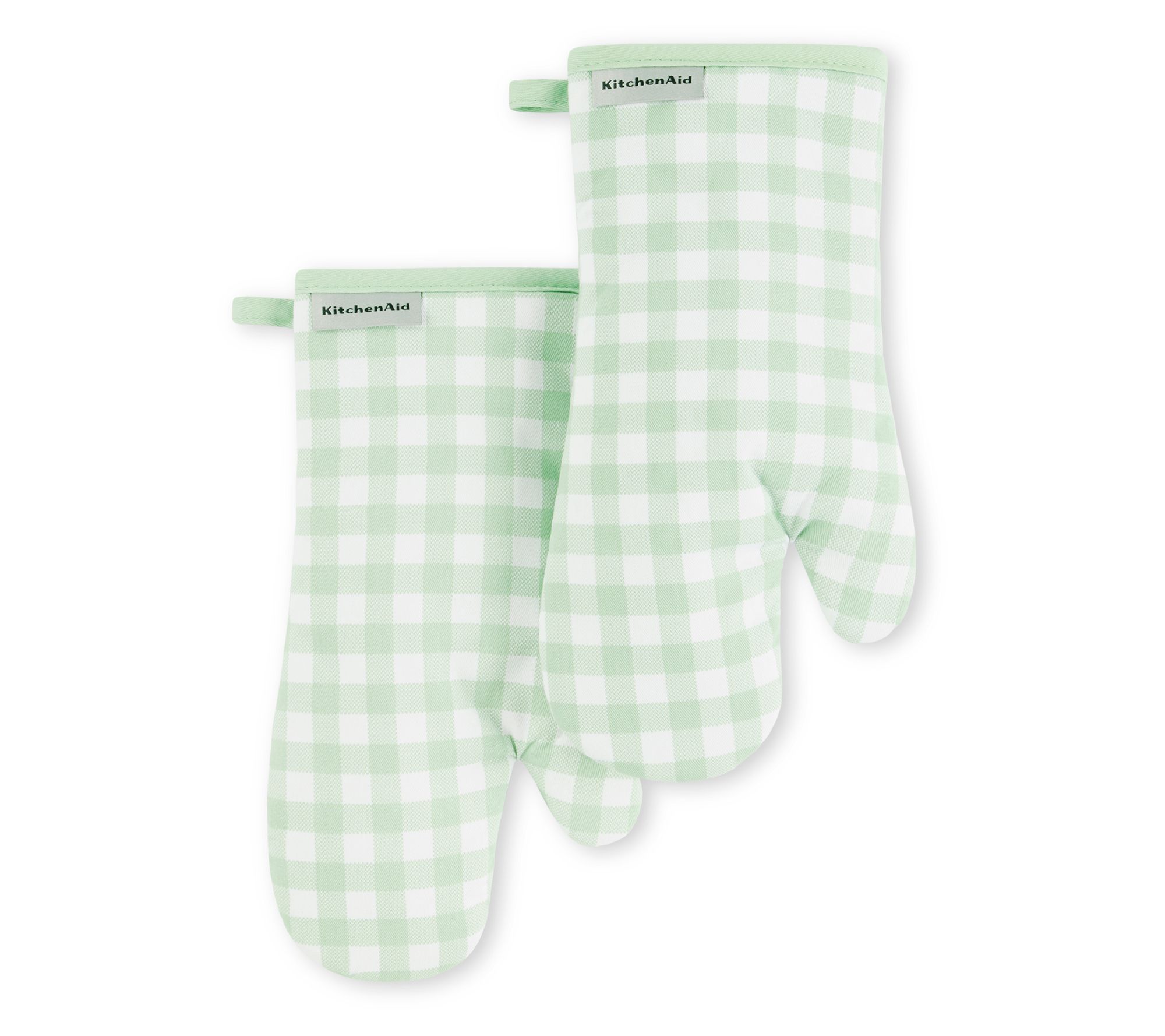 KitchenAid Gingham Oven Mitt 2-Pack Set