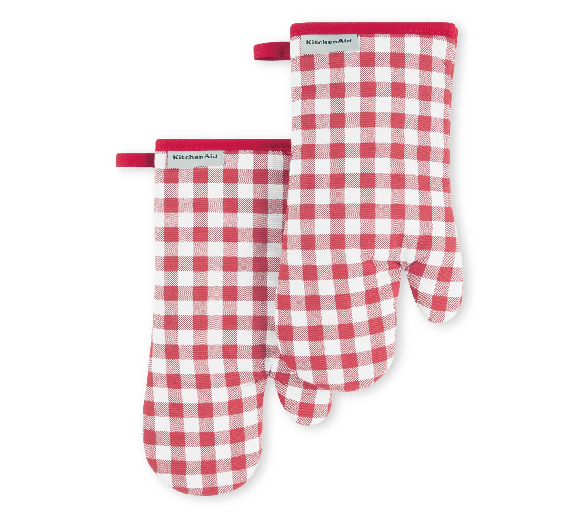 KitchenAid Gingham Oven Mitt 2-Pack Set