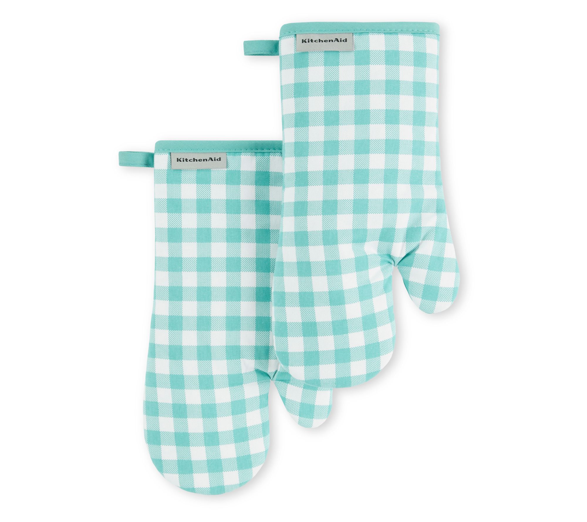 KitchenAid Gingham Oven Mitt 2-Pack Set