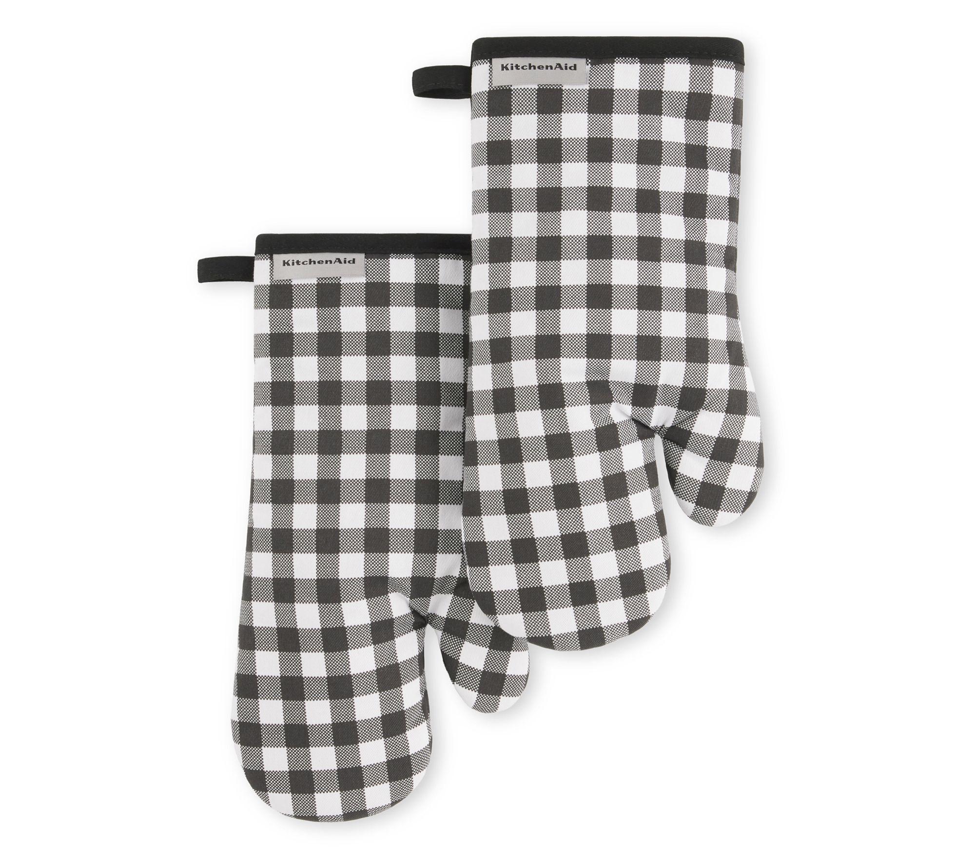 KitchenAid Gingham Oven Mitt 2-Pack Set