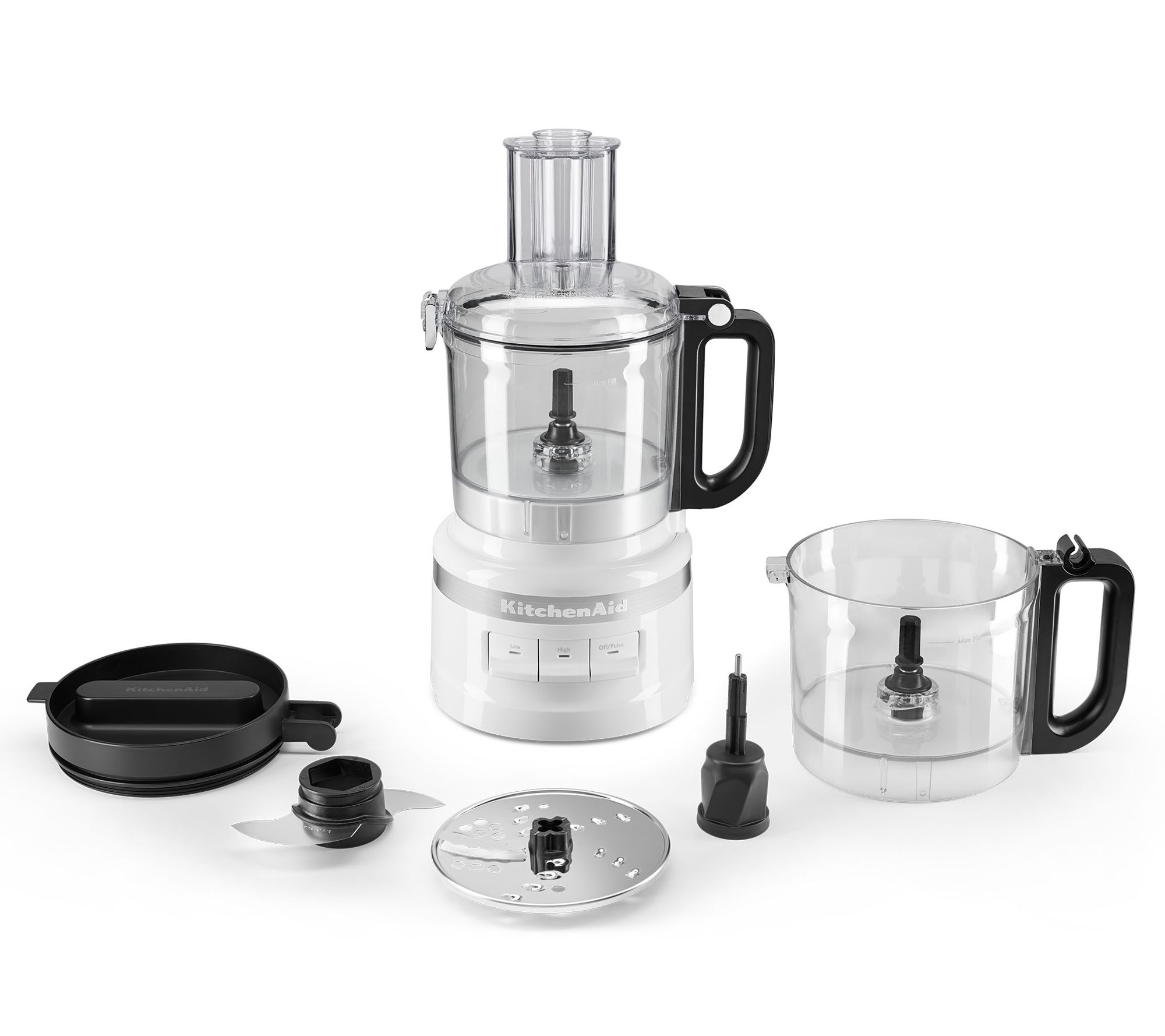 KitchenAid 7-Cup Food Processor with Extra Bowl and Lid