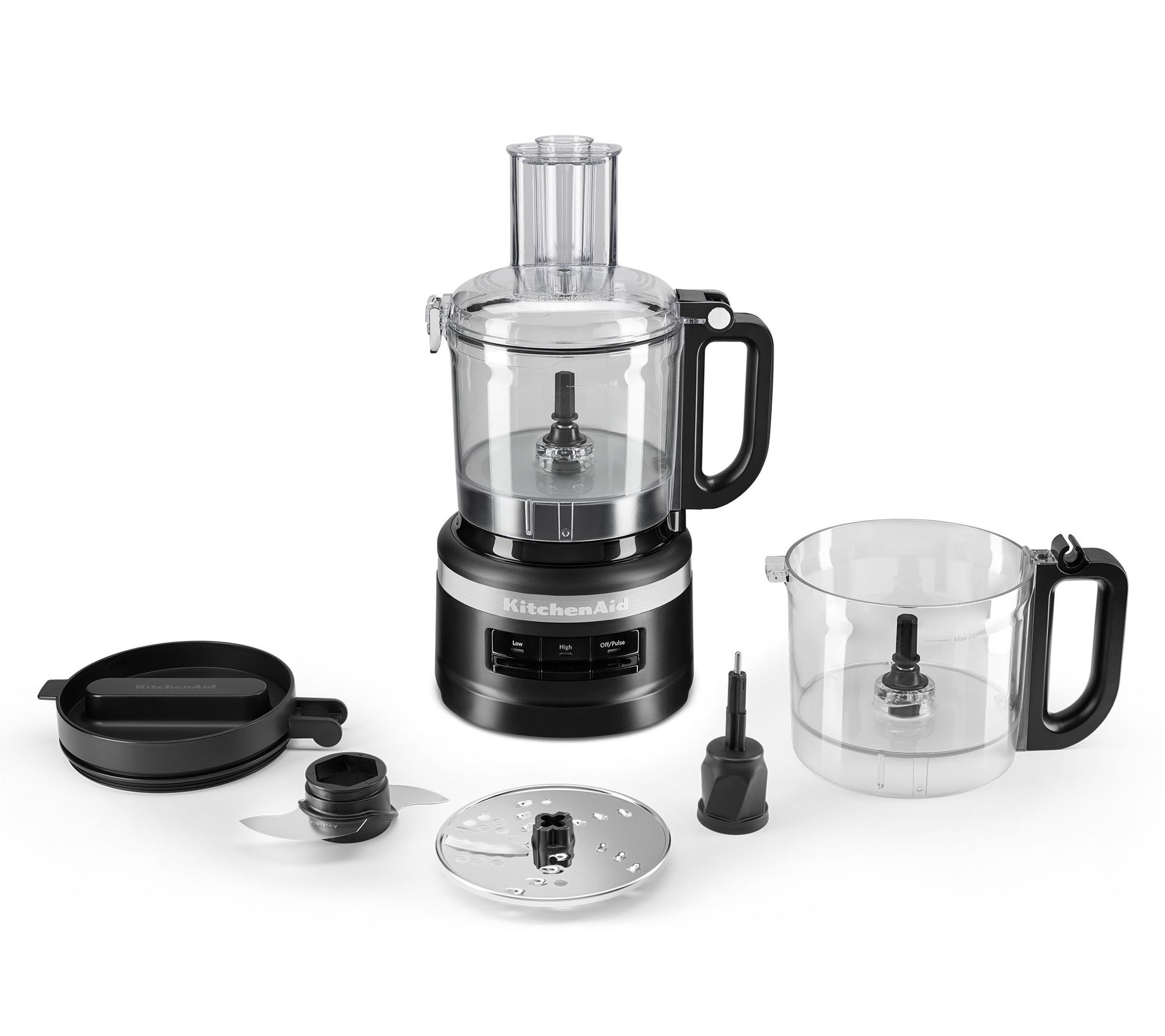 KitchenAid 7-Cup Food Processor with Extra Bowl and Lid
