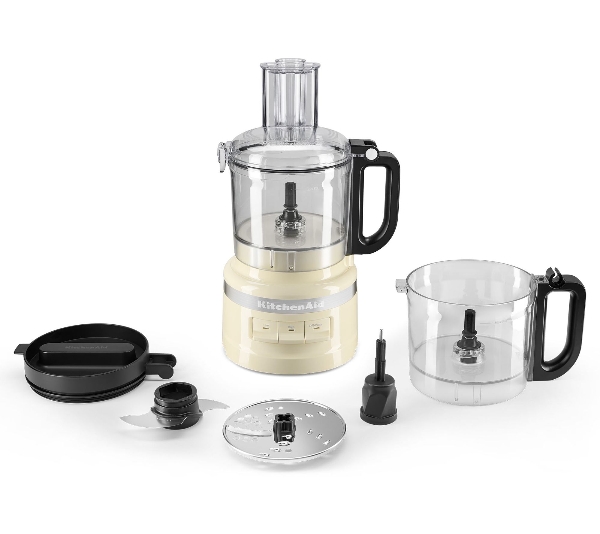 KitchenAid 7-Cup Food Processor with Extra Bowl and Lid