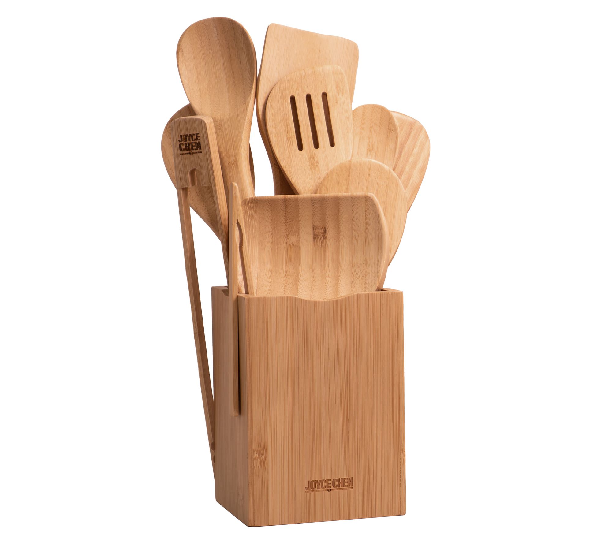 Joyce Chen 11-Piece Burnished Bamboo Utensil Set