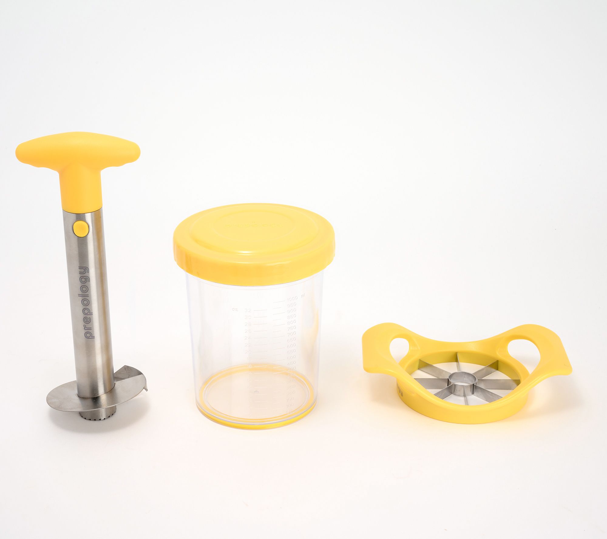 "As Is" Prepology Fruit Corer and Slicer with Storage