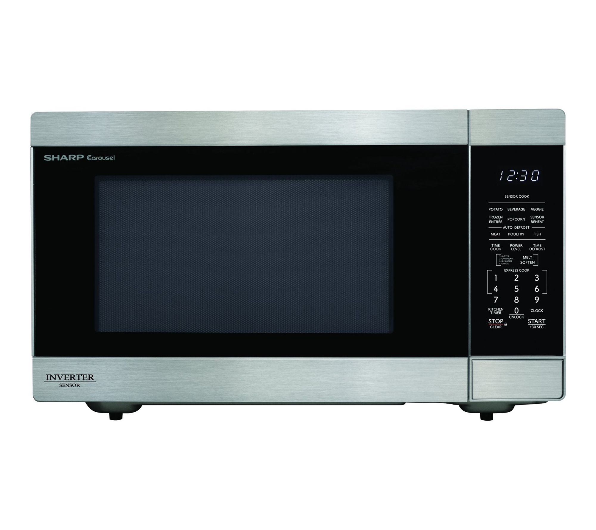 Sharp 2.2 Cu. Ft. Stainless Steel Countertop Microwave Oven