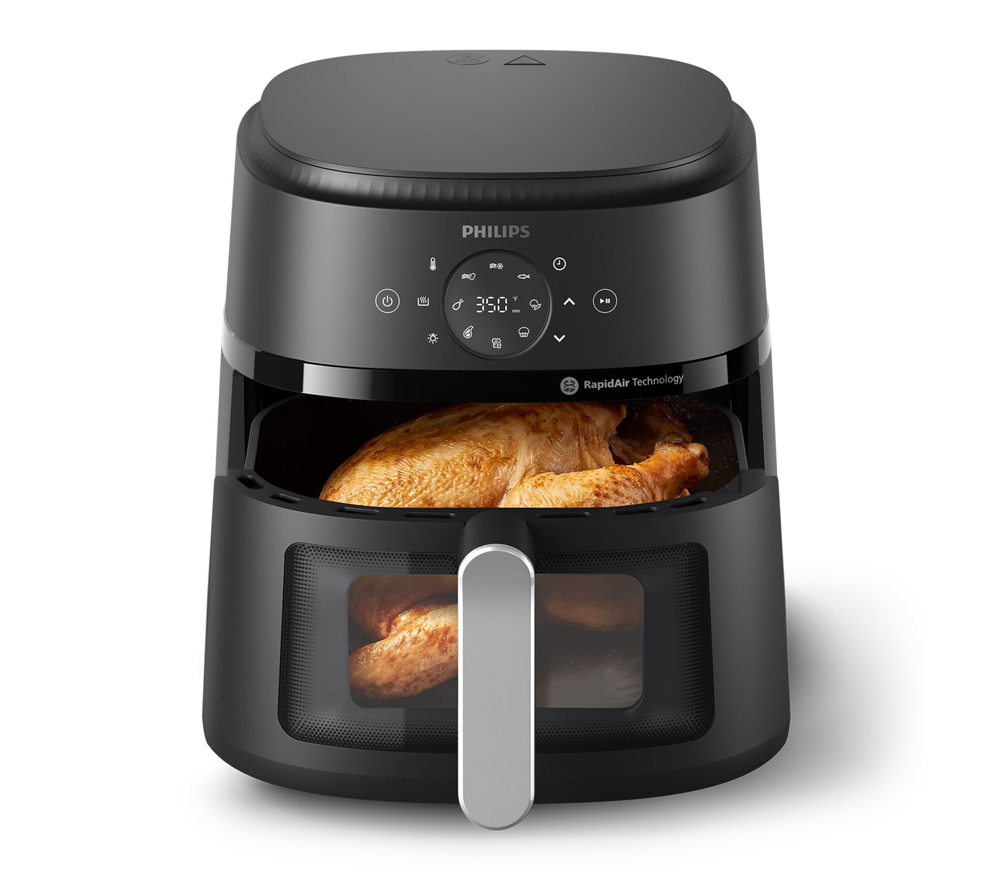 Philips 2000 Se ries Air fryer with Window, 6. 5 Qt Capacity