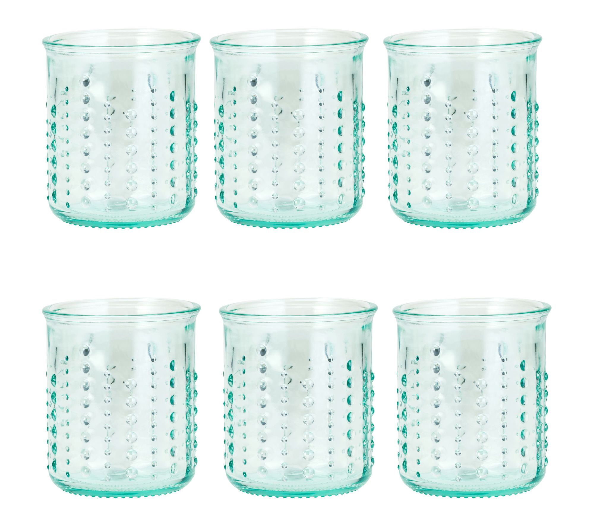 10 Strawberry S treet Set of 6 Urchin Glasswar e, DOF