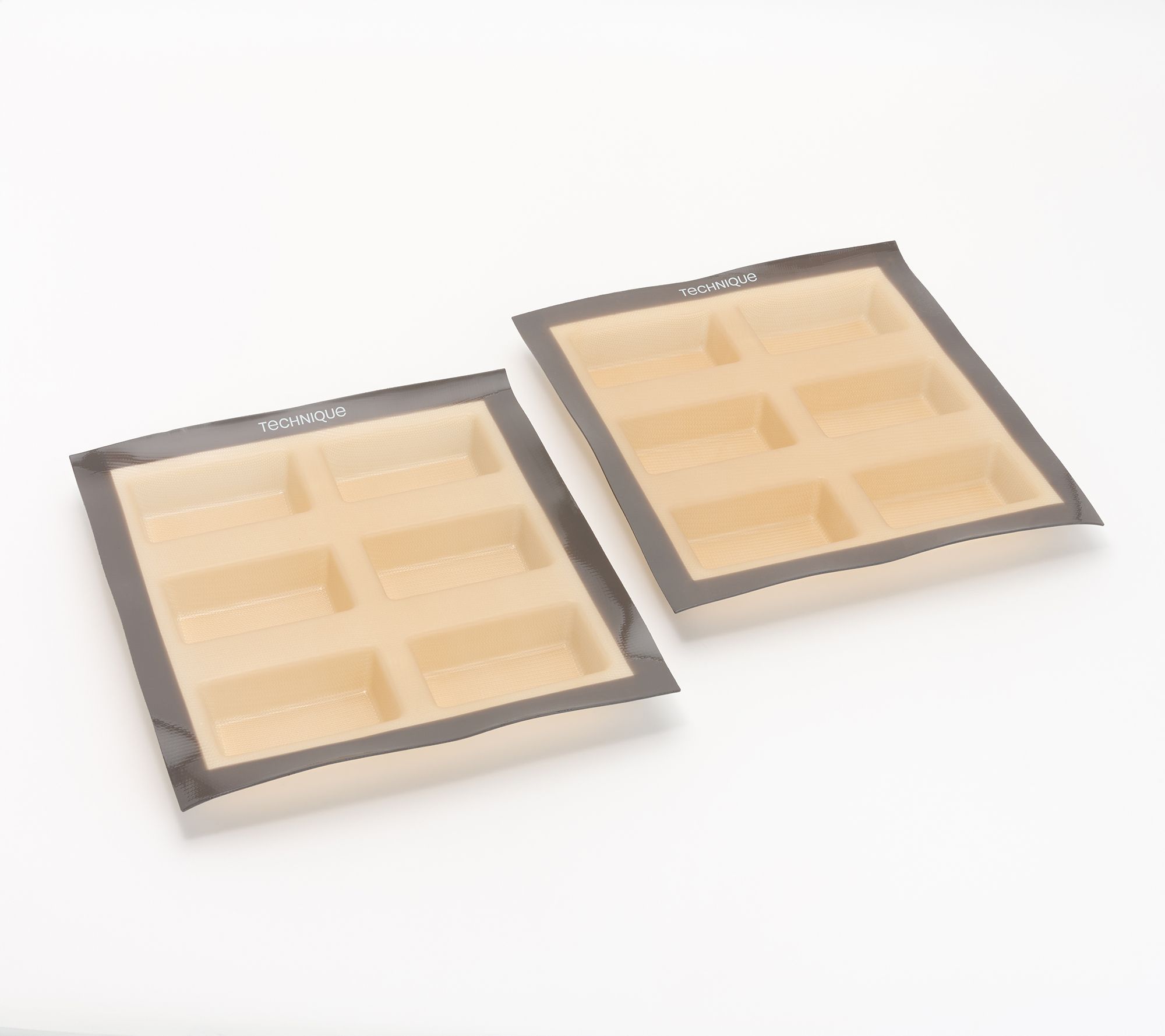 "As Is" Technique S/2 Nonstick Silicone Mini Loaf Molds