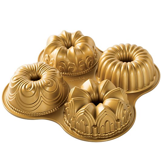 Nordic Ware Premier Gold Bundt Quartet Pan